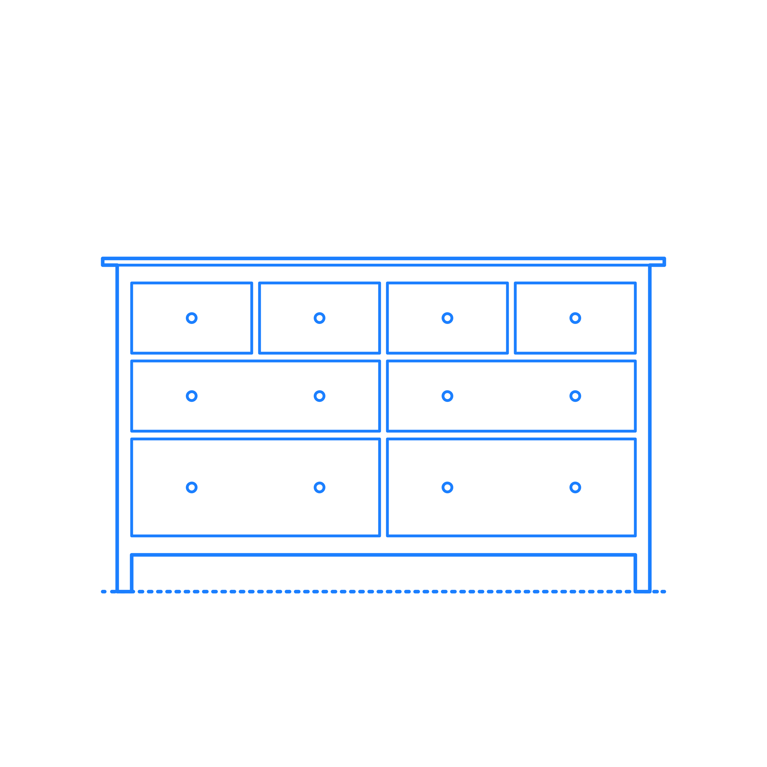 Furniture Dressers Chests Ikea Hemnes 8 Drawer Dresser Outline Icon Svg Set Free Vectors